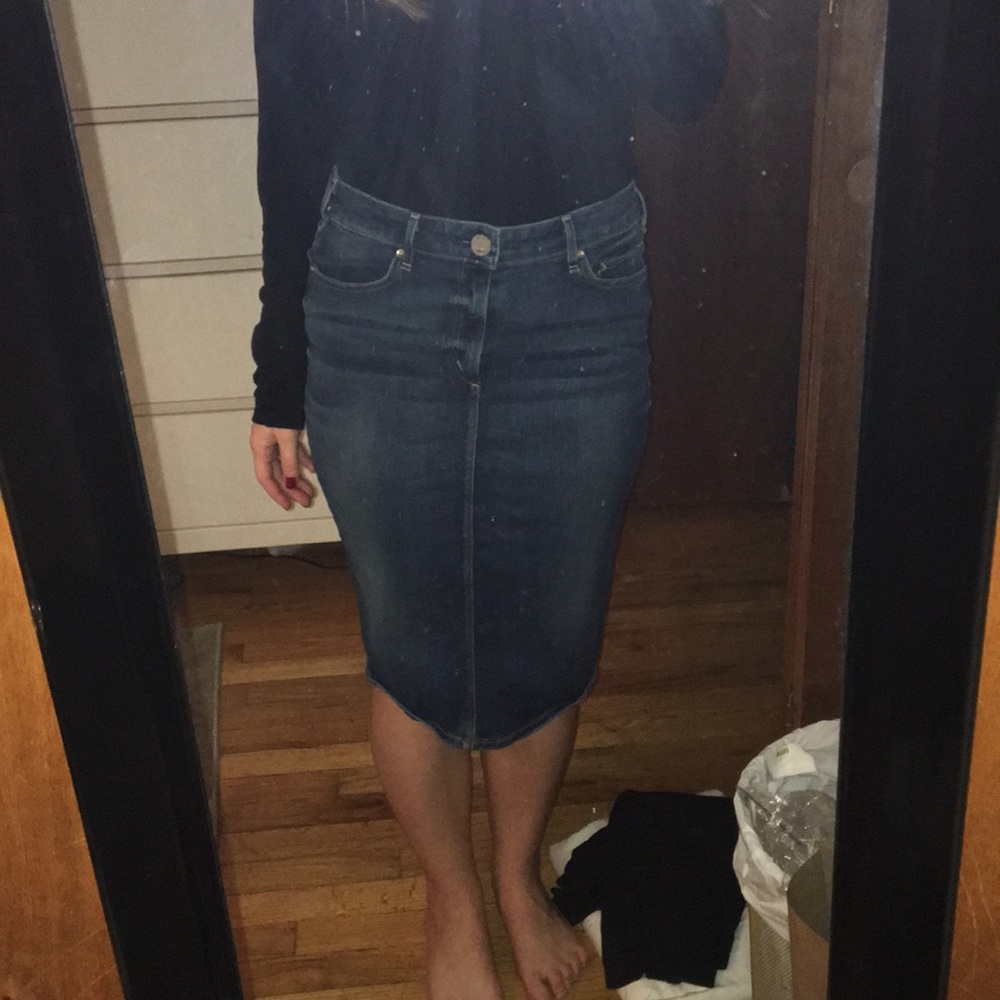 Denim pencil skirt from Urban Outfitters